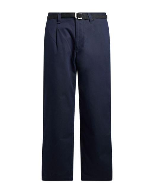 Stone Island Blue Pants Cotton, Polyester, Viscose, Elastane for men