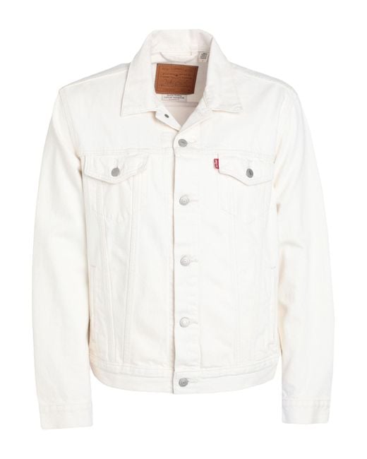 Manteau en jean Levi's pour homme en coloris White