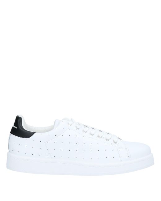 Grey Daniele Alessandrini White Daniele Alessandrini Sneakers Soft Leather for men