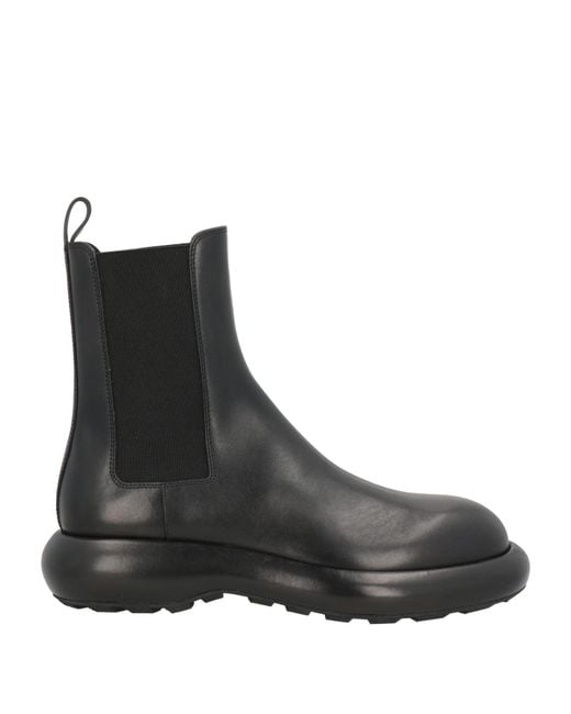 Jil Sander Black Ankle Boots for men