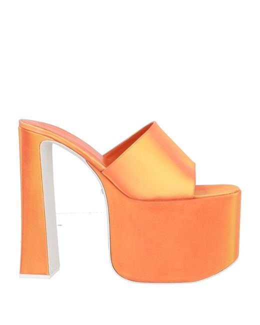 Gcds Orange Sandals