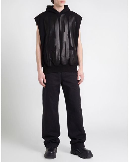 1989 STUDIO Black Sweatshirt Cotton for men