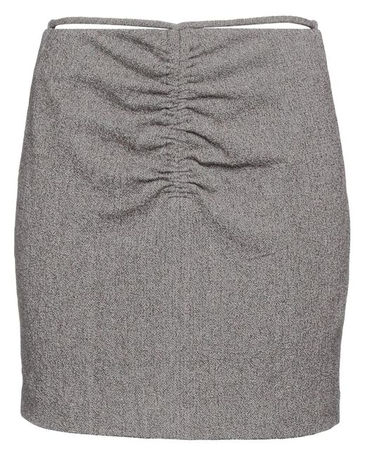 Nanushka Gray Mini Skirt