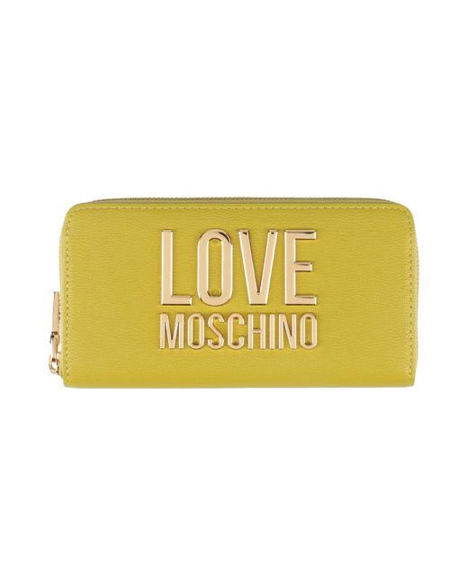 Love Moschino Yellow Wallet