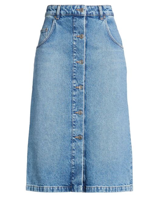 Stella McCartney Blue Denim Skirts