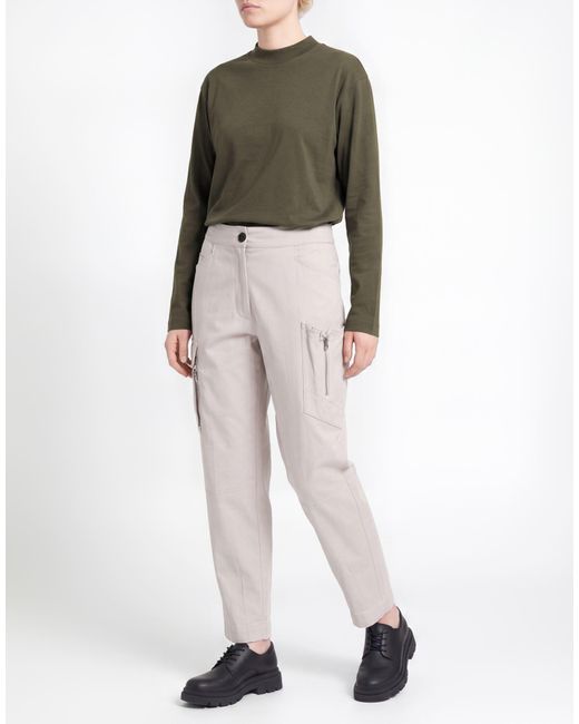 Grifoni Gray Light Pants Cotton