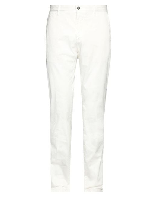 Incotex White Trouser for men