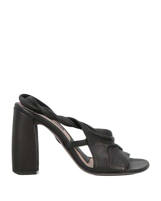 Malloni Black Sandale