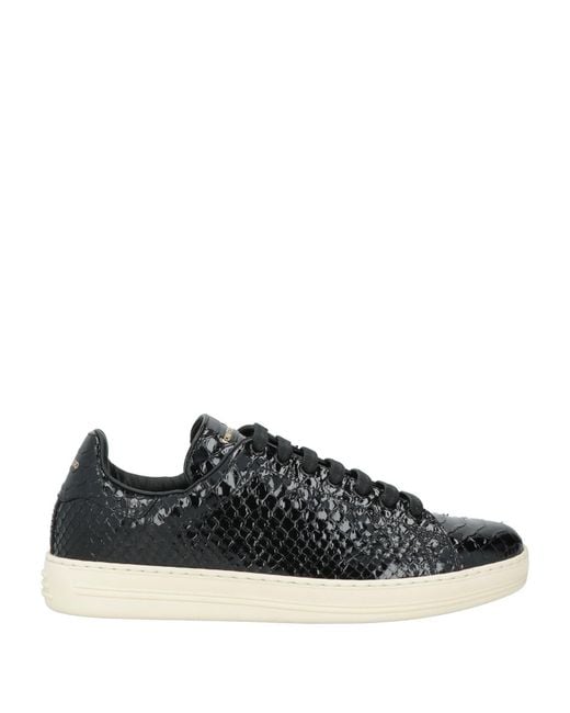 Tom Ford Black Sneakers Calfskin for men