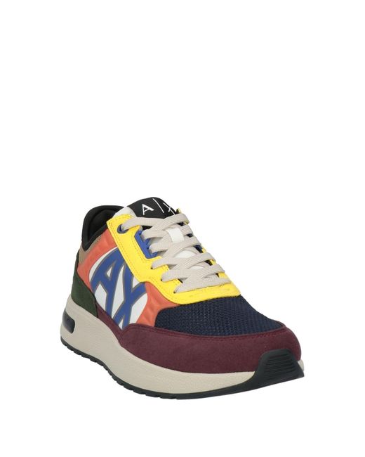ARMANI EXCHANGE Blue Trainers for men