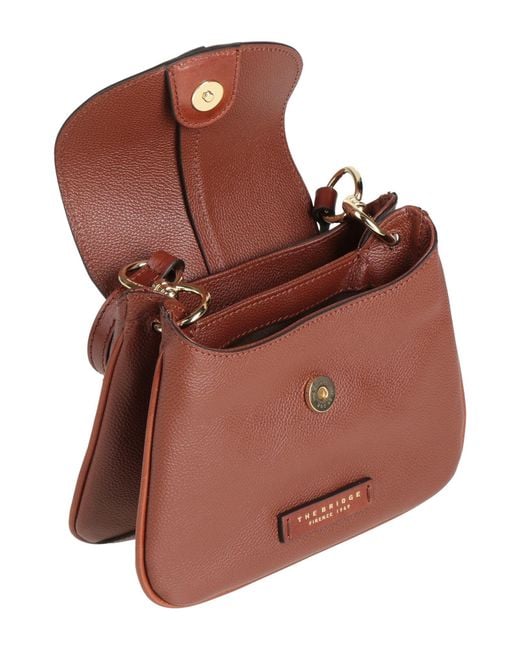 The Bridge Red Cross-Body Bag Cow Leather