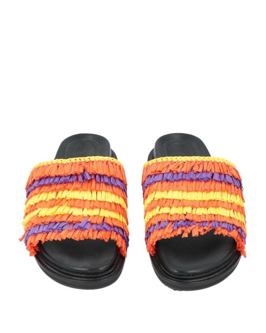 Marni White Sandals Textile Fibers