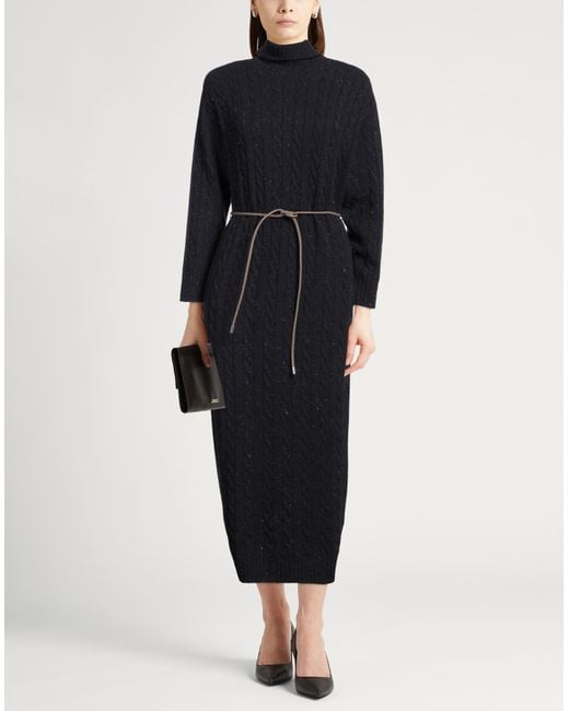 Peserico Black Midi Dress
