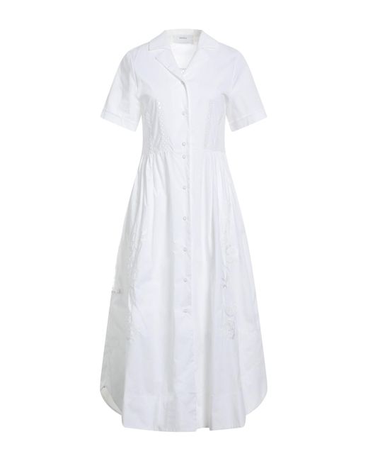 Beatrice B. White Long Dress