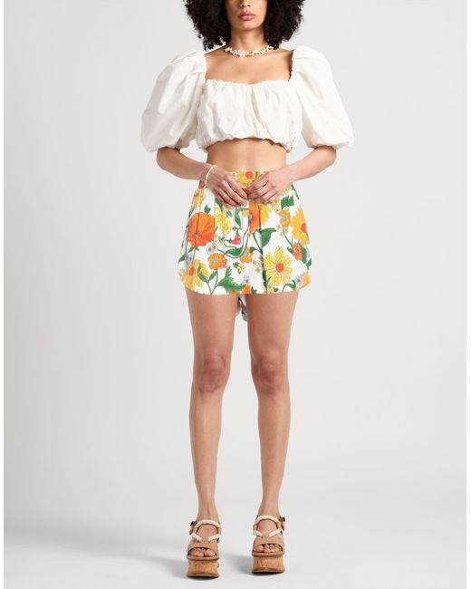 Stella McCartney Orange Shorts & Bermuda Shorts