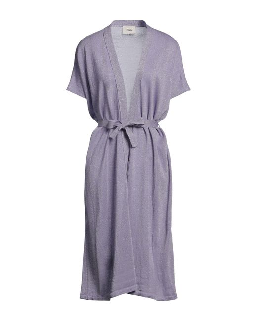 Dixie Purple Lilac Cardigan Viscose, Metallic Polyester, Polyamide, Polyester