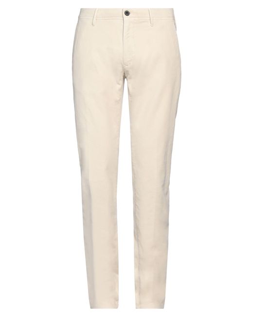 Incotex Natural Cream Pants Cotton, Elastane for men