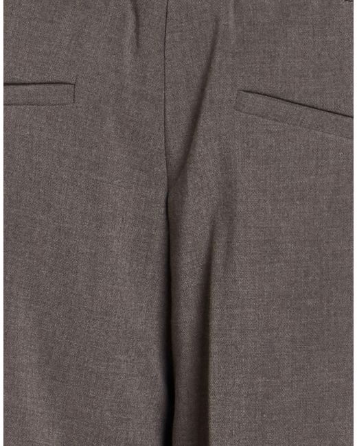 Clips Gray Pants Polyester, Viscose, Elastane
