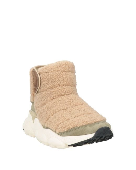 Flower Mountain Natural Ankle Boots