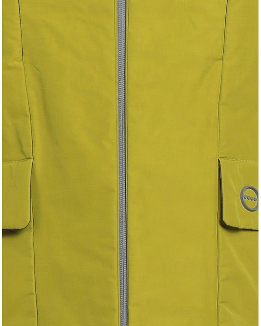 Hevò Green Lime Vest Polyester, Cotton for men