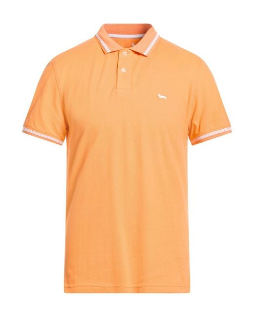 Harmont & Blaine Orange Polo Shirts for men