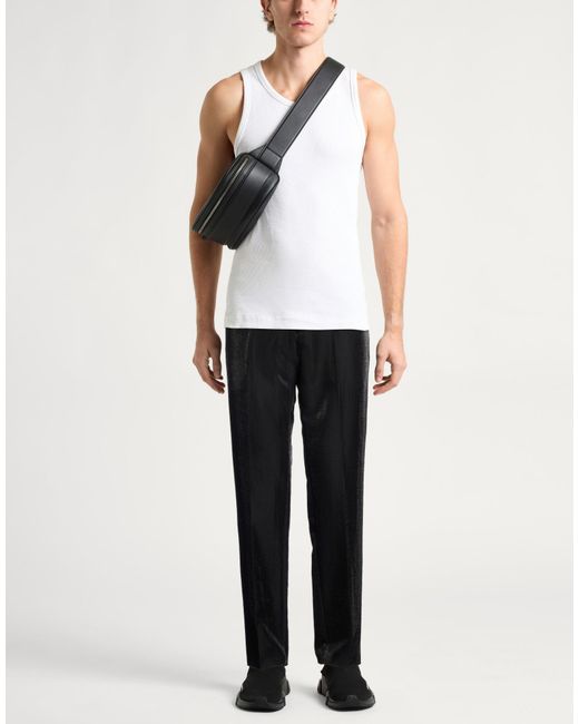 John Richmond Black Pants Wool, Elastane for men