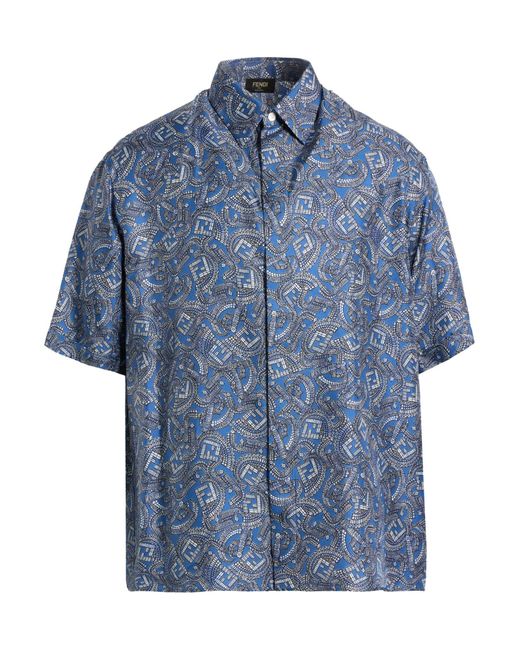 Camisa Fendi de hombre de color Blue