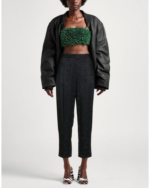 Elisabetta Franchi Black Pants Acetate, Viscose