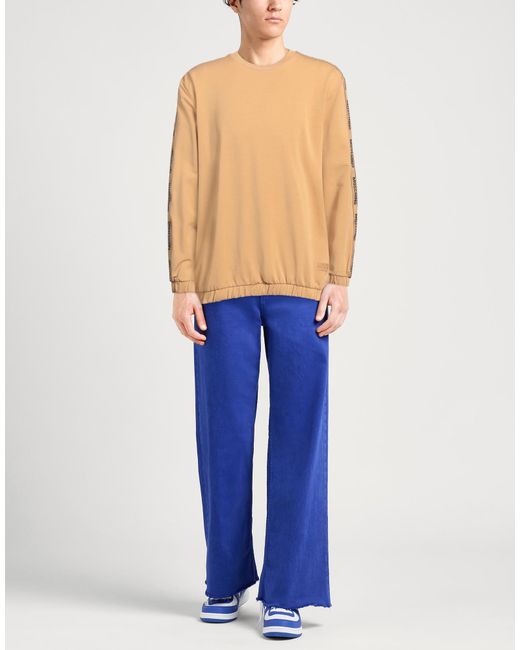 Moschino Natural Sweatshirt Cotton, Elastane for men