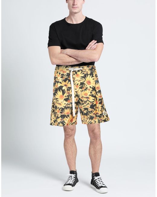 Jil Sander Yellow Shorts & Bermuda Shorts for men