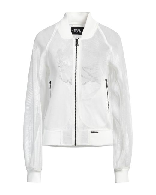 Chaqueta y Cazadora Karl Lagerfeld de color White
