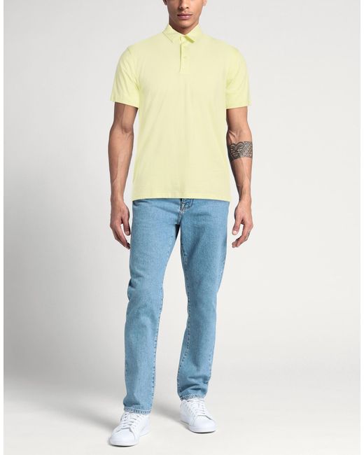 Polo OVER/D de hombre de color Yellow