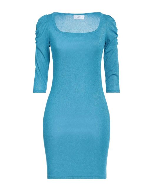 Soallure Blue Mini Dress