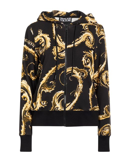 Versace Jeans Couture Black Sweatshirt Cotton