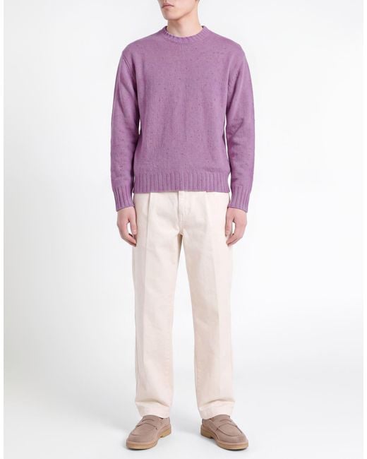 Diana Studio Purple Lilac Sweater Wool for men