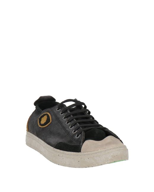 Satorisan Black Midnight Sneakers Leather for men