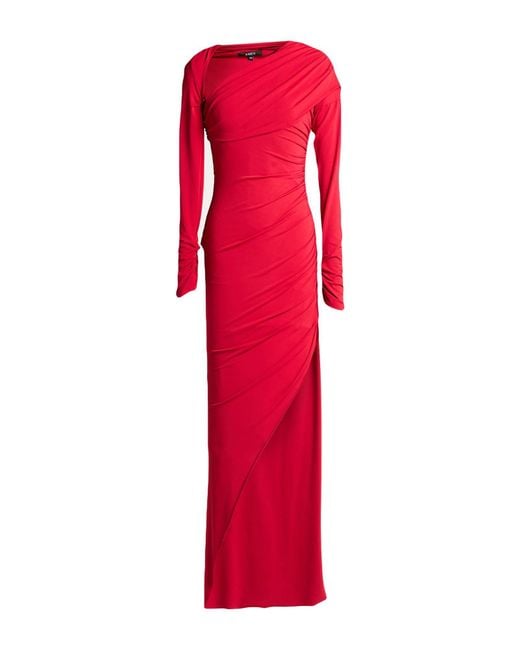 Amen Red Maxi Dress Acetate, Polyamide, Elastane