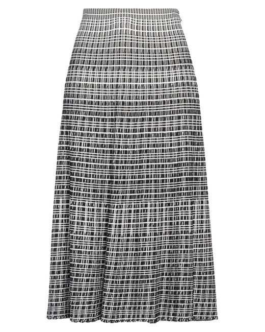 Rochas Gray Midi Skirt
