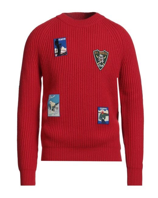 Mc2 Saint Barth Red Jumper for men