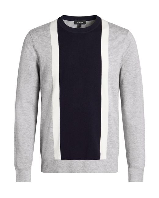 Pullover Theory de hombre de color Blue
