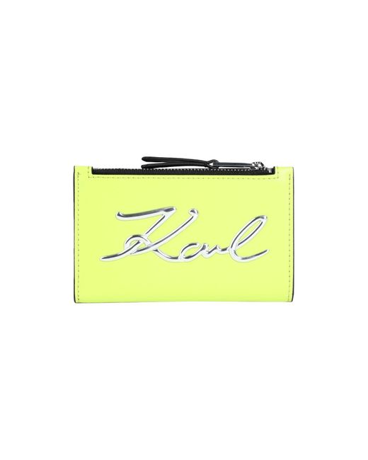 Karl Lagerfeld Yellow Wallet