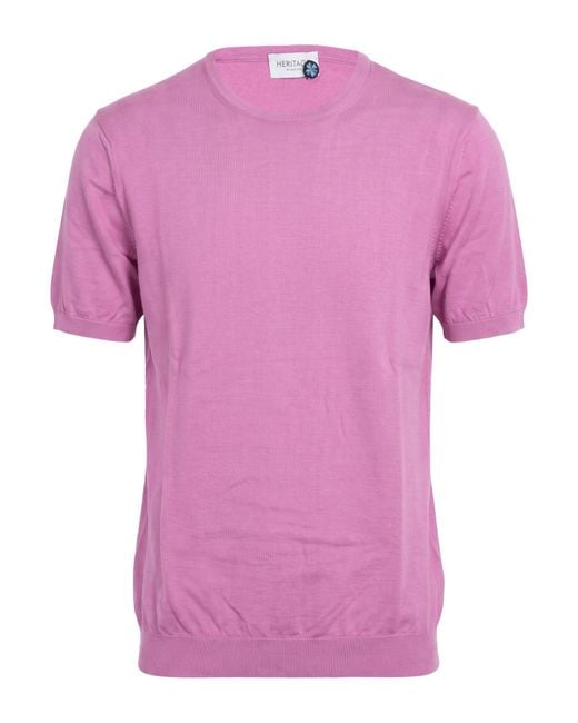 Heritage Pink Jumper for men