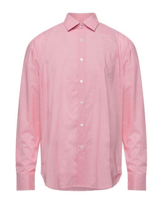 Armata Di Mare Pink Shirt Cotton for men
