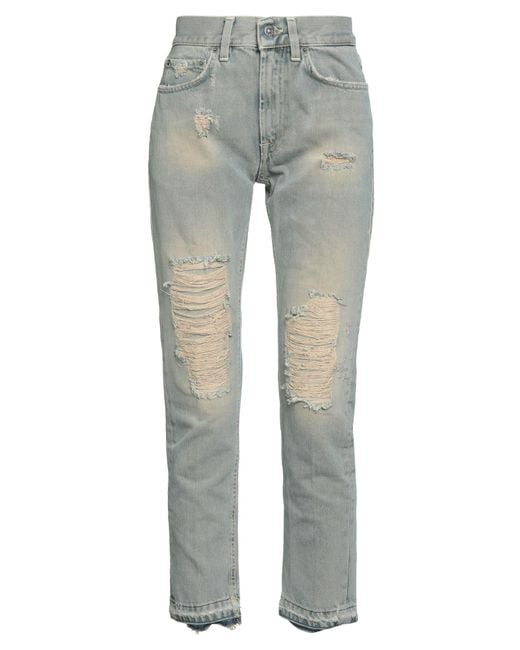 Dondup Women's Gray Jeans Cotton