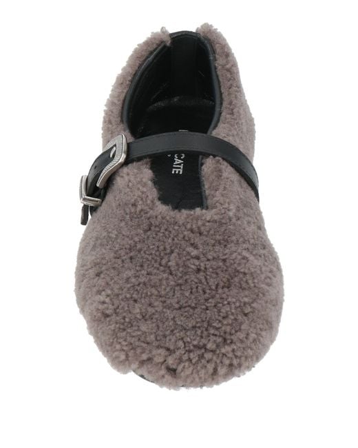 KATE CATE Gray Ballet Flats
