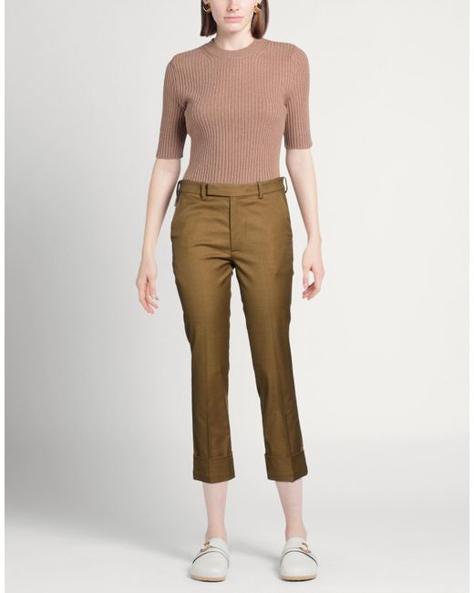 Lis Lareida Natural Pants Cotton, Wool, Polyamide, Elastane