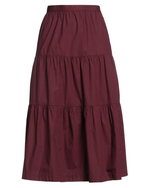 Patrizia Pepe Red Midi-Rock