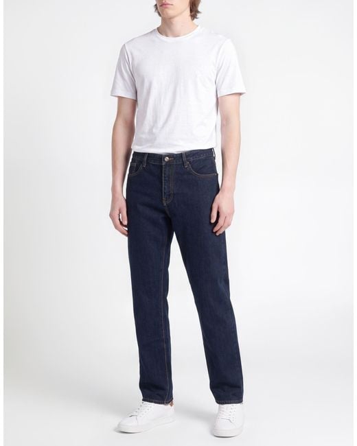 ARMANI EXCHANGE Blue Jeans Cotton for men