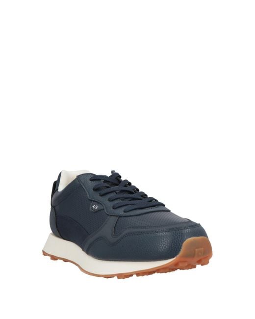ARMANI EXCHANGE Blue Sneakers for men