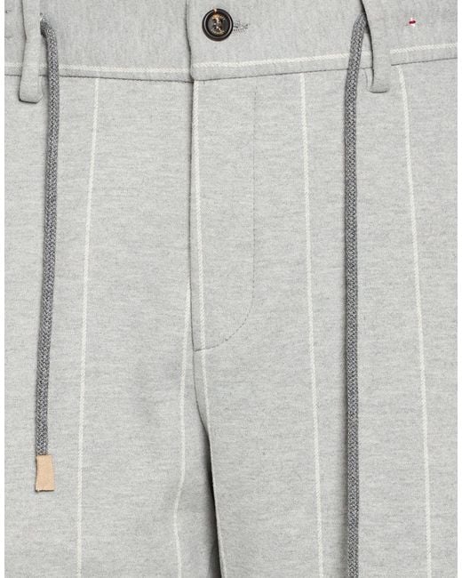 Eleventy Gray Light Pants Polyester, Viscose, Polyamide, Elastane for men